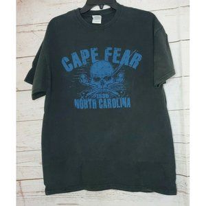 Cape Fear 1585 North Carolina T Shirt Black Blue